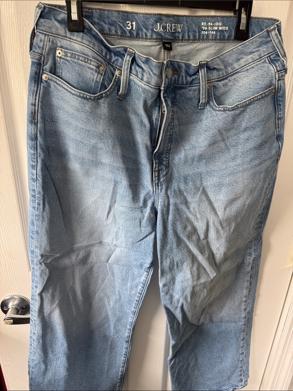 J. Crew Light Blue Slim Wide Jeans